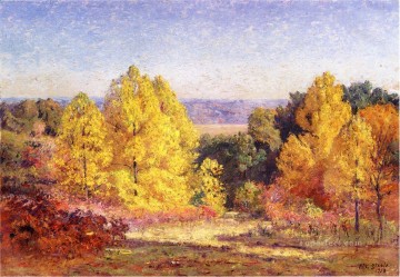  paisajes Pintura al %C3%B3leo - Los álamos paisajes impresionistas de Indiana Theodore Clement Steele bosque